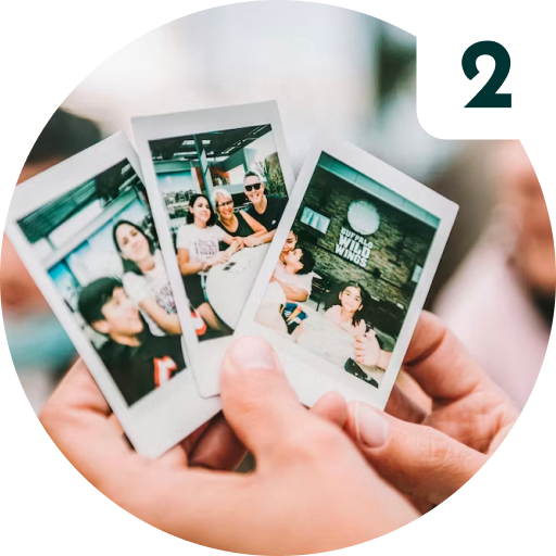 Conservez vos photos souvenirs ou offrez les à vos invités